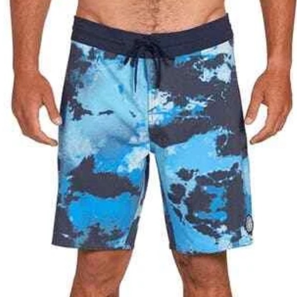 Volcom Men's Bolinas  Stoney Navy Board Shorts Sz 34 - Picture 1 of 10